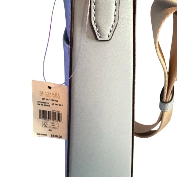 Michael Kors Jet Set Small Studded Patchwork and Signature Logo Crossbody - Picture 8 of 12